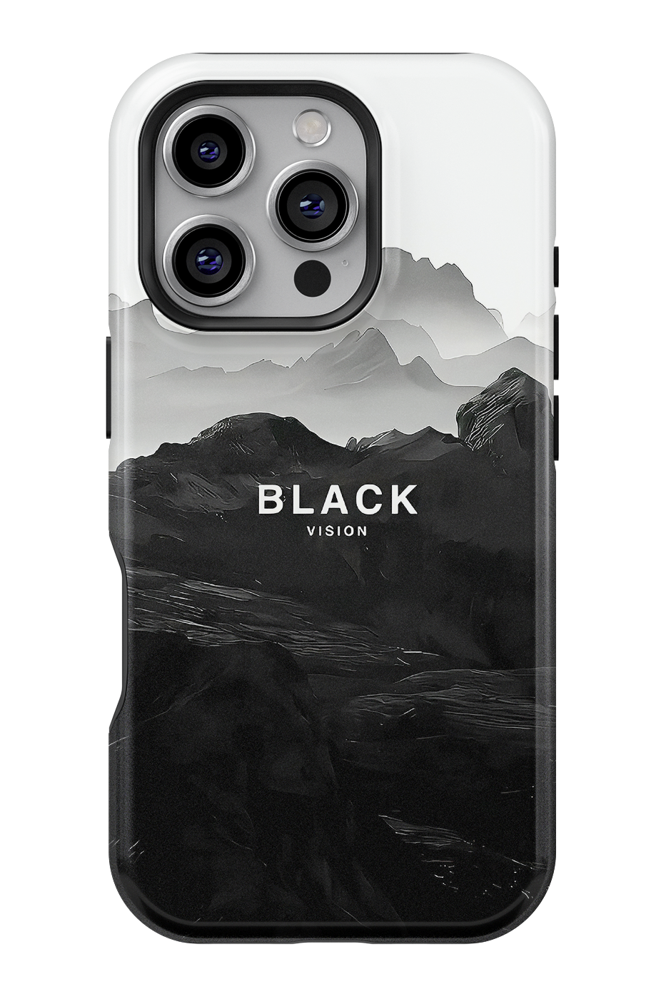Case iPhone - SCHWARZE BERGE