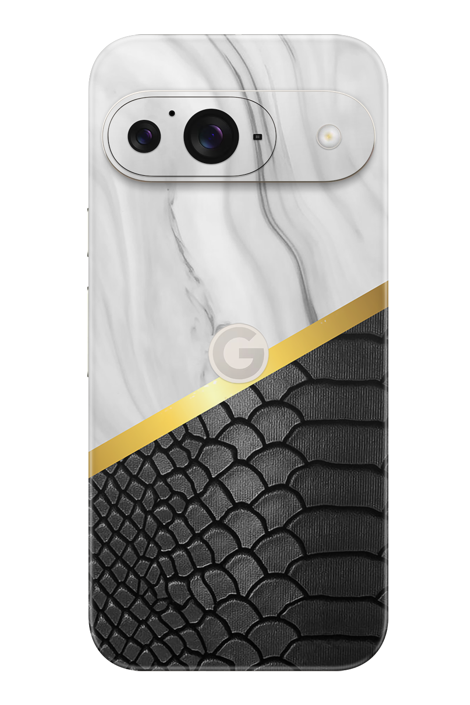 Skin Google Pixel - Krokodil mit 22k Gold