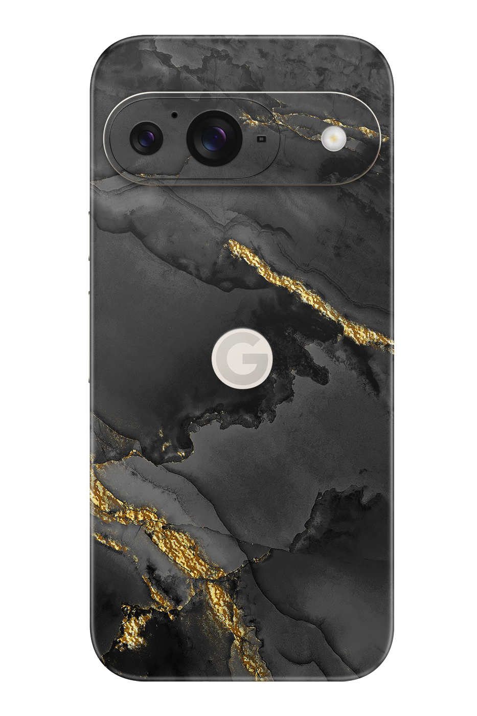 Skin Google Pixel - Dunkel mit 22k Gold