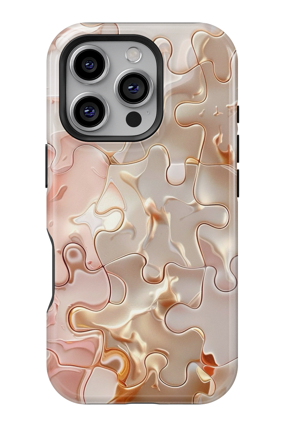 Case iPhone - SCHWARZ & GOLD