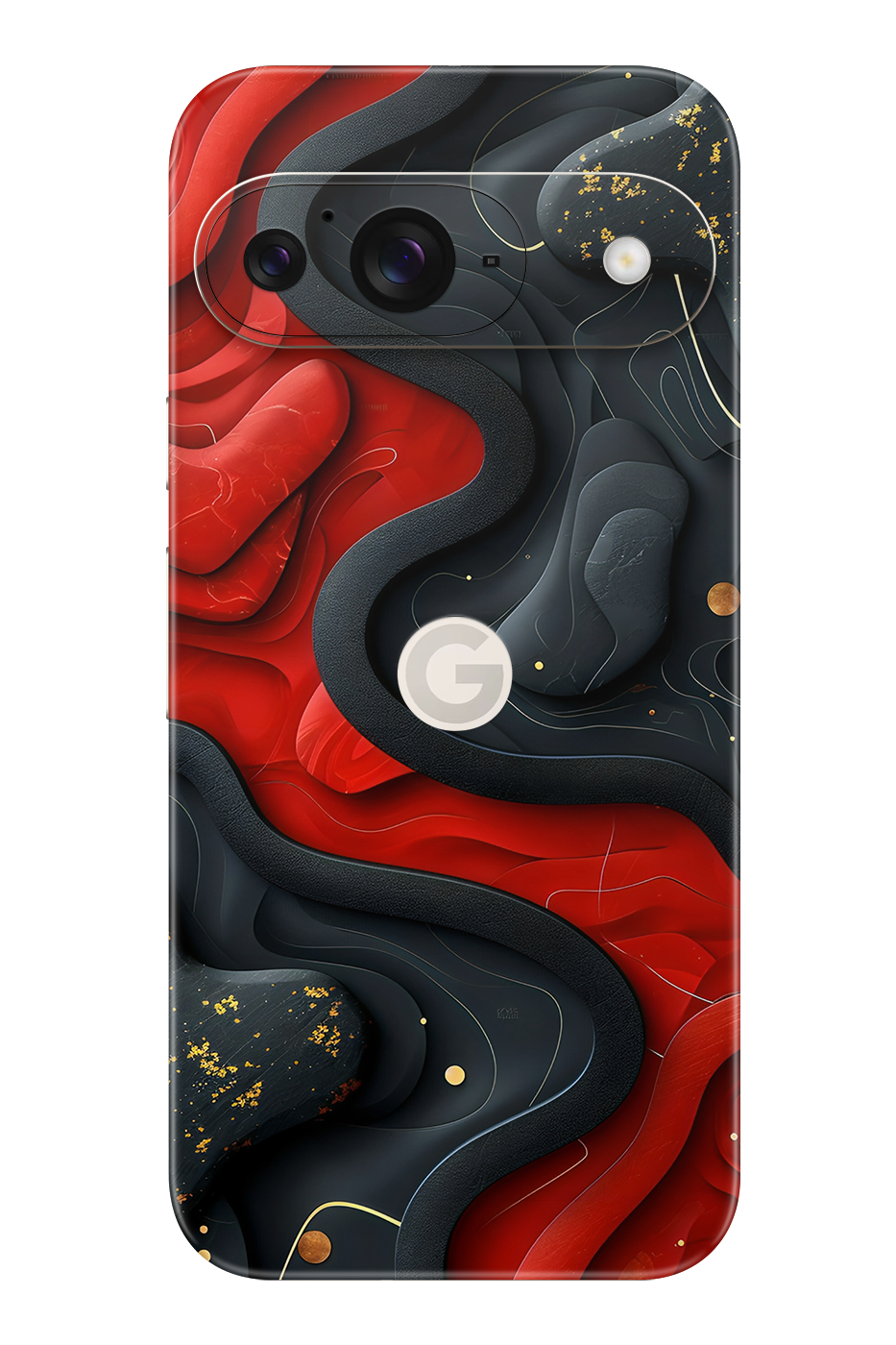 Skin Google Pixel - Rot Schwarz
