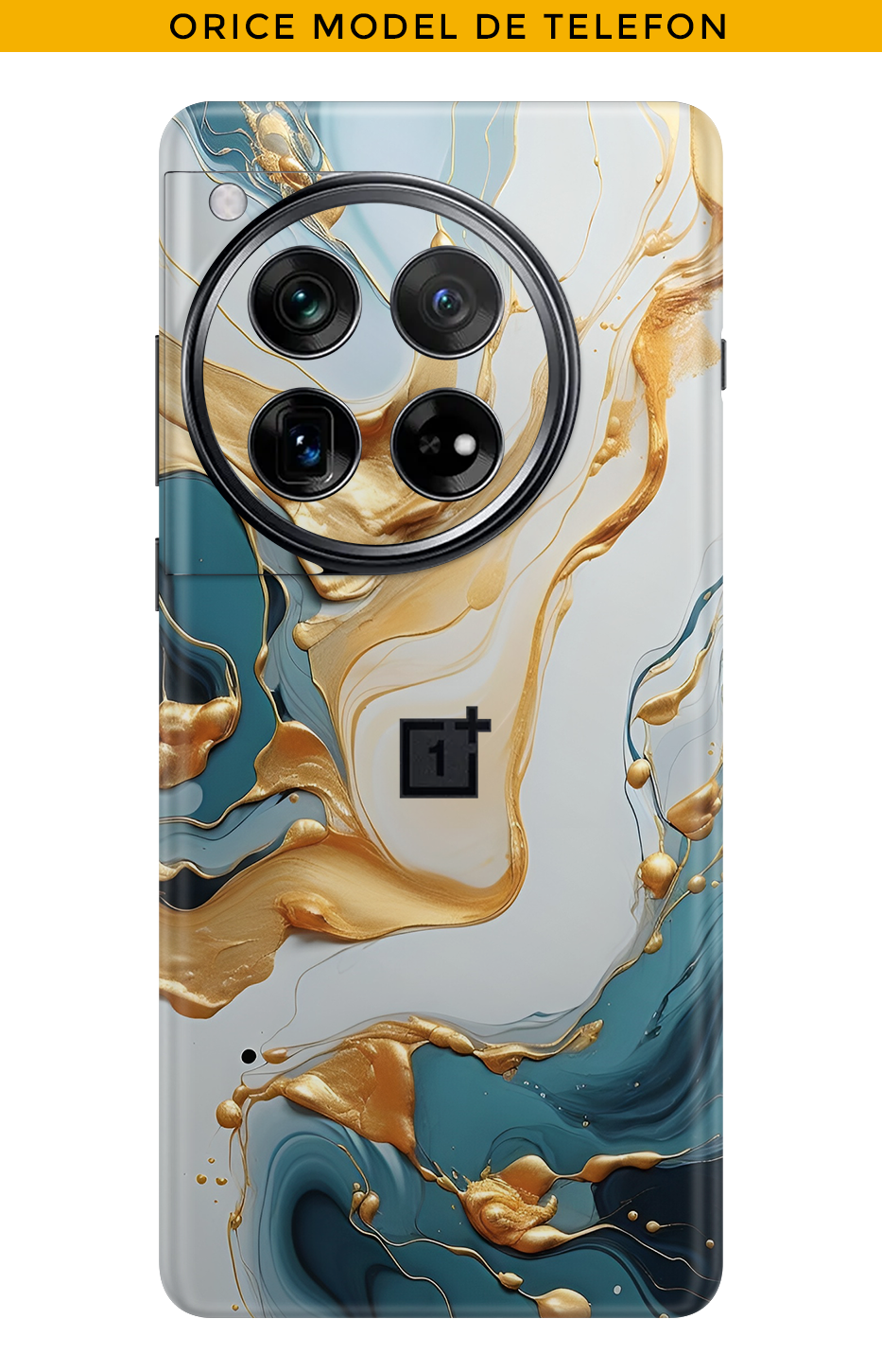 Skin JEDES TELEFON - Türkis Gold