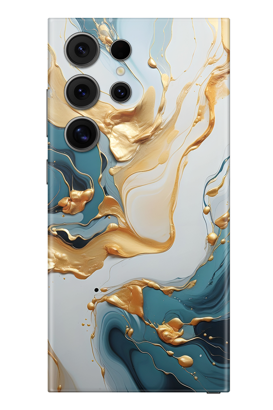 Skin Samsung - Türkis Gold