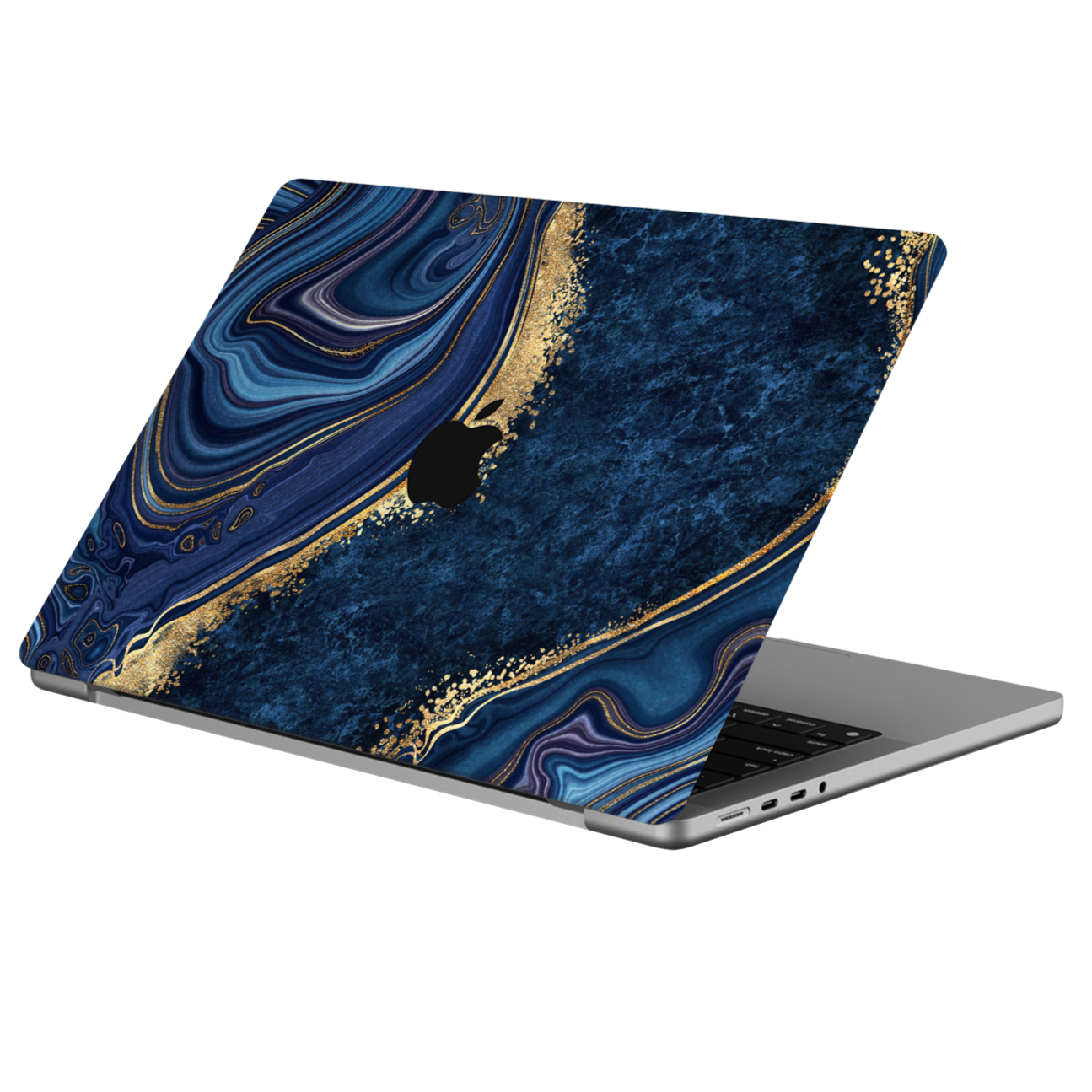 Skin MacBook - Wellen mit 22k Gold