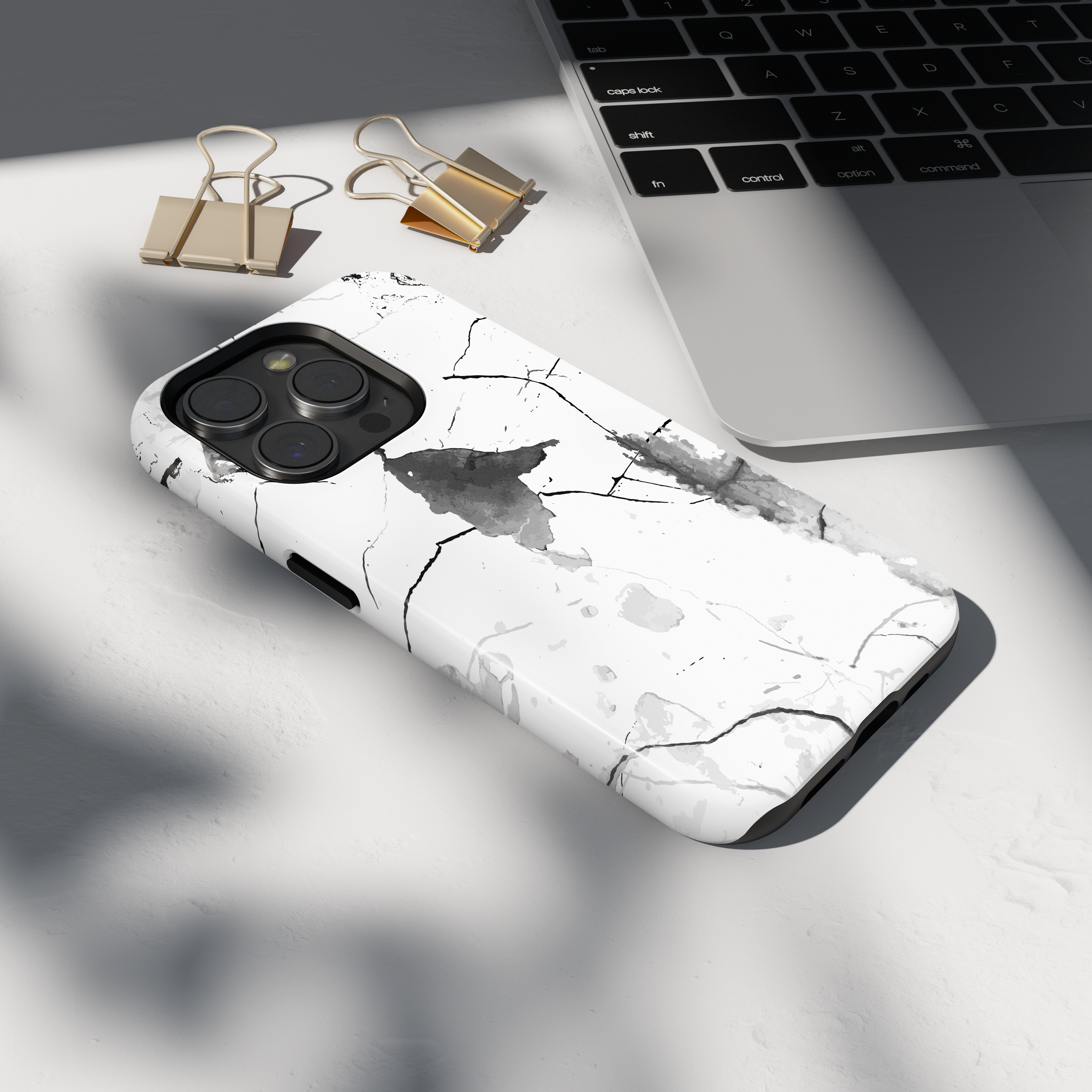 Case iPhone - WEISSES MARMOR