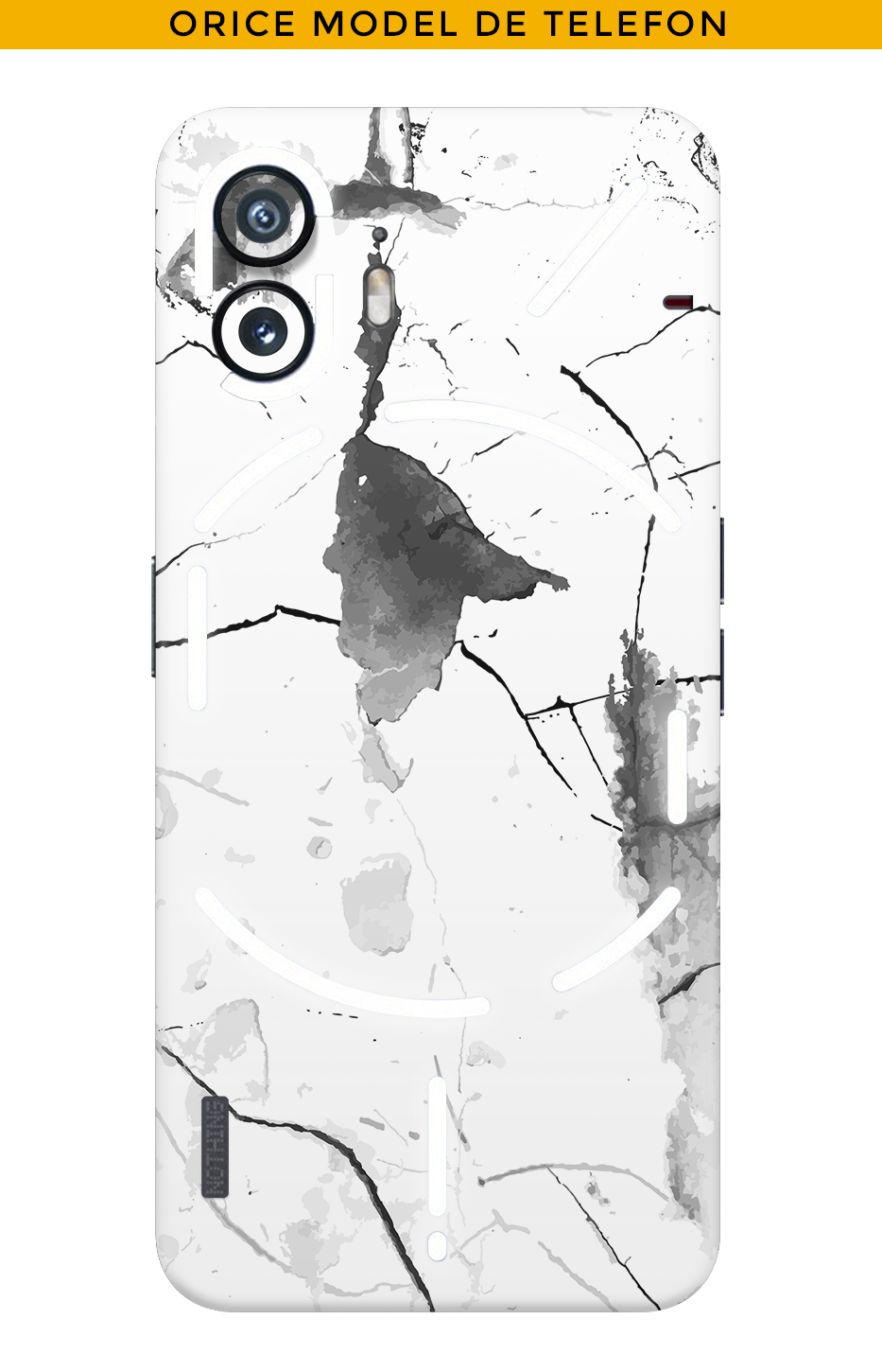 Skin JEDES HANDY - Weißer Marmor