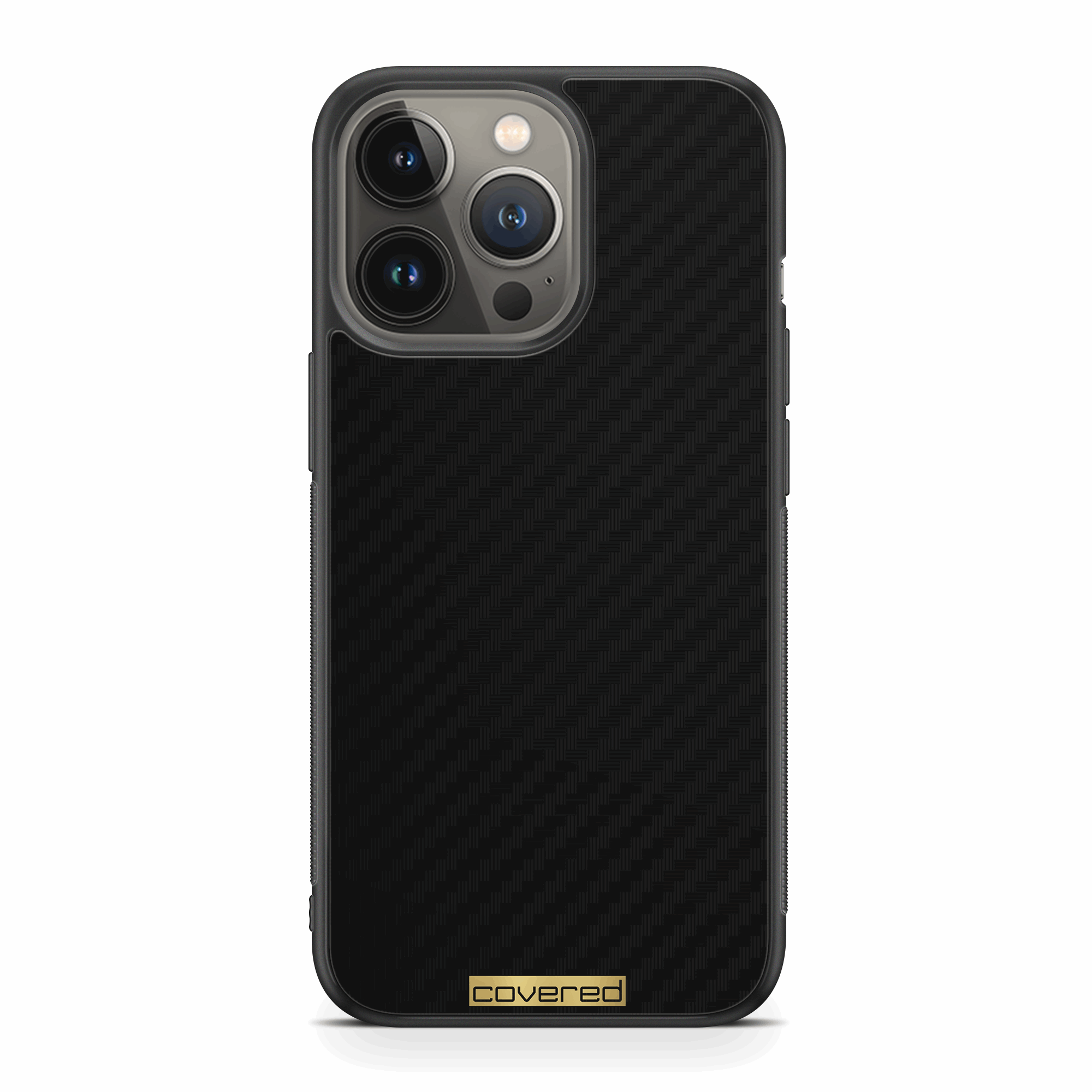 Husa iPhone - CARBON NEGRU 3D