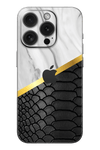 Kroko-iPhone-Skin – veredelt mit 22-karätigem Gold – SONDEREDITION