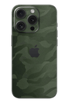 Skin iPhone - Grünes Camouflage 3D