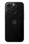 Skin iPhone - Schwarzes Leder (Vollnarbenleder)
