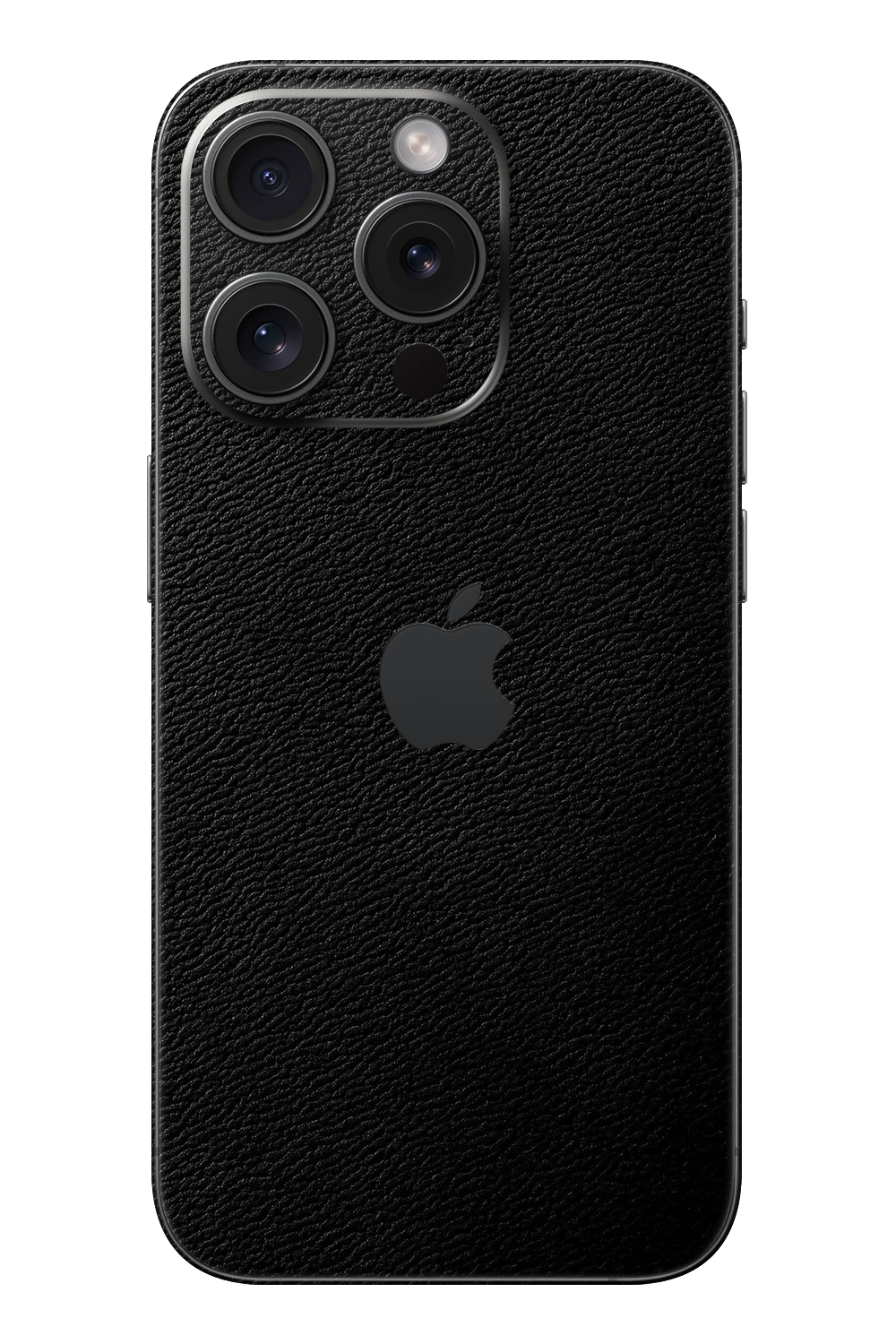 Skin iPhone - Schwarzes Leder (Vollnarbenleder)