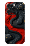 Skin iPhone - Rot Schwarz