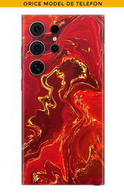 Skin JEDES TELEFON - Rot Gold
