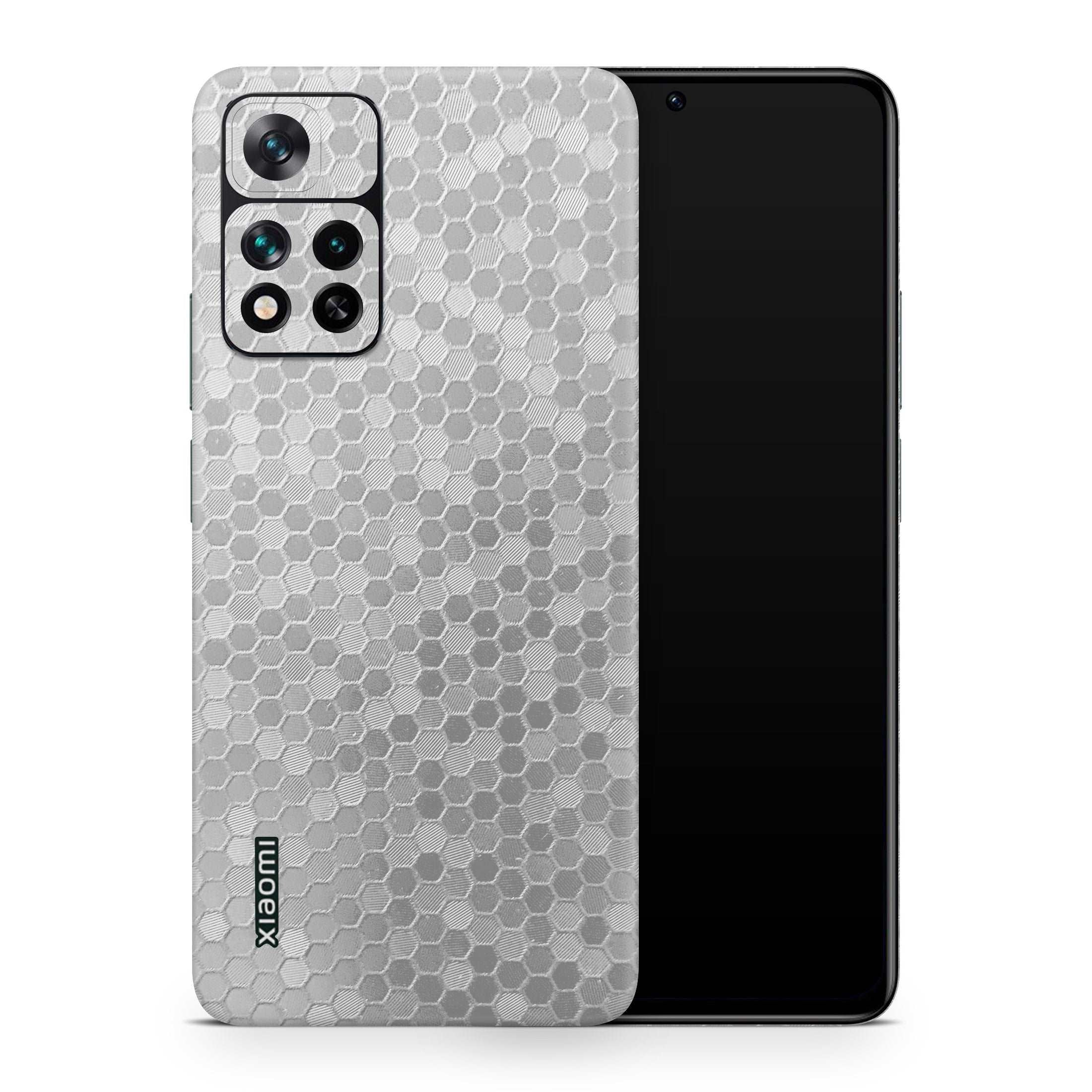 Skin Xiaomi - Skin Xiaomi - Silver Honeycomb 3D